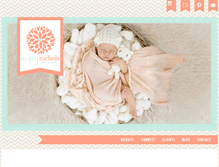 Tablet Screenshot of marynicholsphotography.com